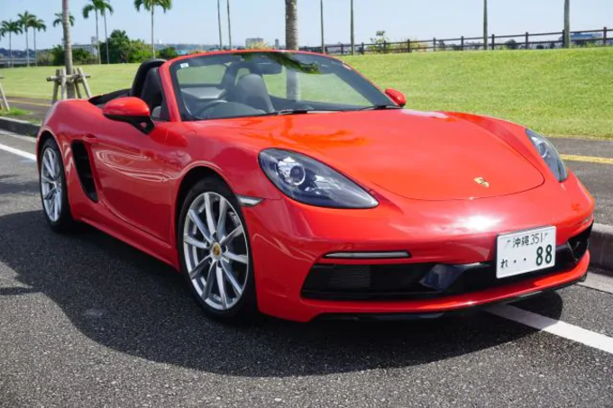 718ポルシェボクスター赤画像